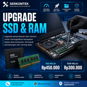 UPGRADE SSD & RAM